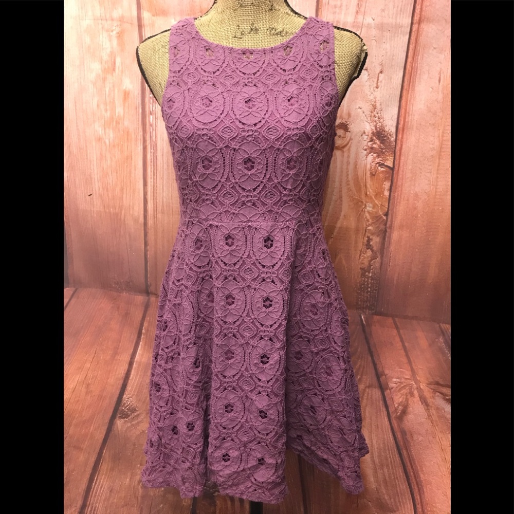Altar’d State large crocheted lace overlay dress
